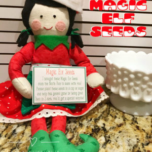 Magic Elf Seeds, Christmas Elf Printables, Elf Kisses, Elf Donut, Elf Props Printable, Elf Accessories, Elf Ideas, Elf Treats,Elf Activities