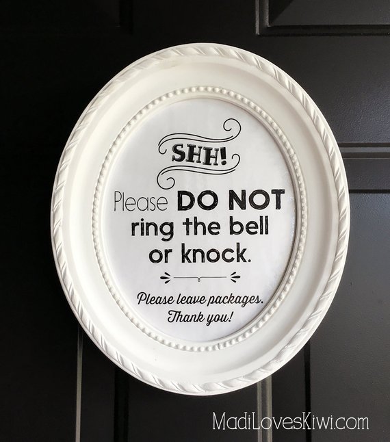 Don't Ring The Doorbell SVG DXF PNG EPS