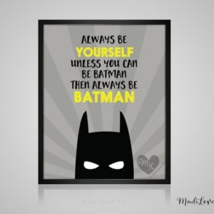 Batman Print, Superhero Decor, Batman Art, Comic Book Art, Batman Wall Art, Superhero Art, Comic Book Decor, Super Hero Art, Nursery Decor