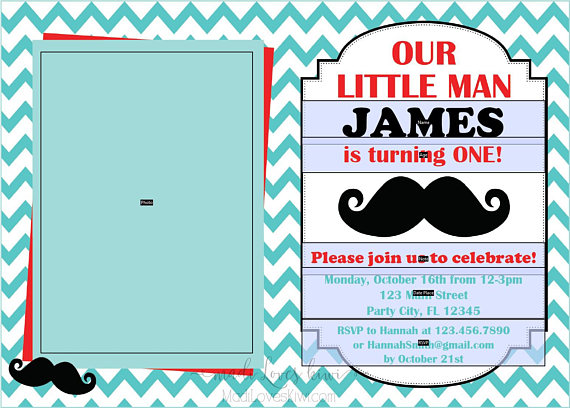 Little Man Birthday Invitation, Mustache Birthday Invitation Boy, Little Gentleman Birthday Party Boy, Little Man Birthday Invitation