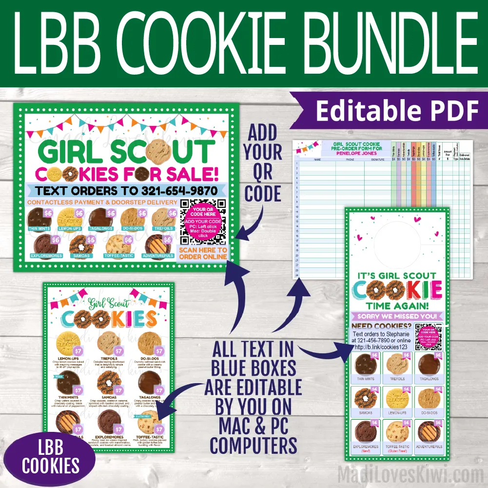 girl scout cookie sales bundle