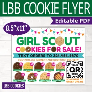 LBB girl scout cookie flyer